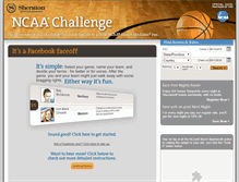 Tablet Screenshot of ncaachallenge.starwoodpromos.com